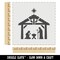 Nativity Manger Scene Christianity Christmas Jesus Wall Cookie DIY Craft Reusable Stencil